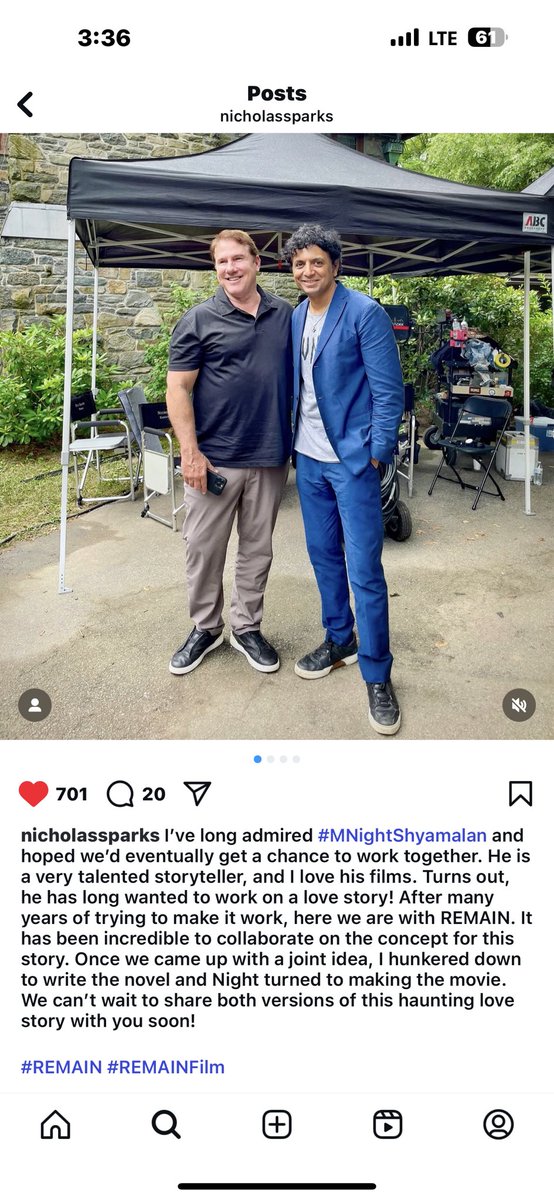 Supergroup collaboration—the Storytelling edition. #WritingCommunity #NicholasSparks #MNightShyamalan

<a href="/MNightShyamalan/">M. Night Shyamalan</a> <a href="/NicholasSparks/">Nicholas Sparks</a>