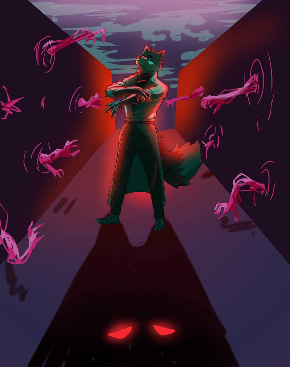 #UnaSombraenlaOscuridad #Vn #Furry