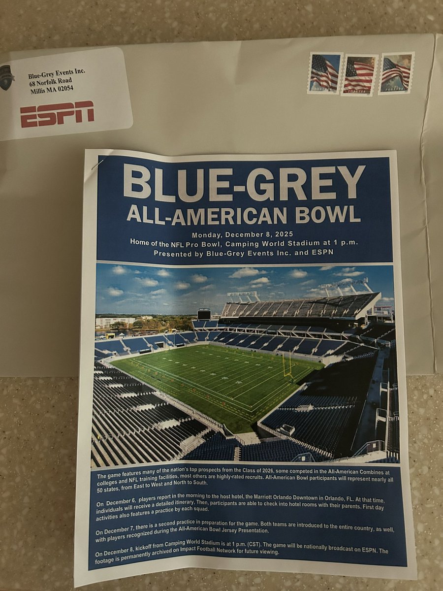Walker_Kelley13 (@walkerkelley13) on Twitter photo Blessed to named a Blue Grey All American and be invited to play in the <a href="/BlueGreyFB/">Blue-Grey All-American Bowl</a> All American Bowl.
<a href="/SeanCeglinsky/">Sean Ceglinsky</a> <a href="/BlueGreyGameday/">Blue-Grey Football Gameday Info</a> <a href="/espn/">ESPN</a>
<a href="/TLH_Football/">TL Hanna Football</a> <a href="/CoachJasonTone/">Coach Tone</a> <a href="/CoachGarrettH/">Garrett Hochstetler</a> <a href="/mfarrellsports/">Mike Farrell</a> <a href="/HighSchoolBlitz/">High School Blitz</a> <a href="/PrepRedzoneSC/">Prep Redzone South Carolina</a> <a href="/SCFCA1/">SCFCA</a> <a href="/CoachesCombines/">Carolinas Coaches Combine</a> Blessed to named a Blue Grey All American and be invited to play in the <a href="/BlueGreyFB/">Blue-Grey All-American Bowl</a> All American Bowl.
<a href="/SeanCeglinsky/">Sean Ceglinsky</a> <a href="/BlueGreyGameday/">Blue-Grey Football Gameday Info</a> <a href="/espn/">ESPN</a>
<a href="/TLH_Football/">TL Hanna Football</a> <a href="/CoachJasonTone/">Coach Tone</a> <a href="/CoachGarrettH/">Garrett Hochstetler</a> <a href="/mfarrellsports/">Mike Farrell</a> <a href="/HighSchoolBlitz/">High School Blitz</a> <a href="/PrepRedzoneSC/">Prep Redzone South Carolina</a> <a href="/SCFCA1/">SCFCA</a> <a href="/CoachesCombines/">Carolinas Coaches Combine</a>