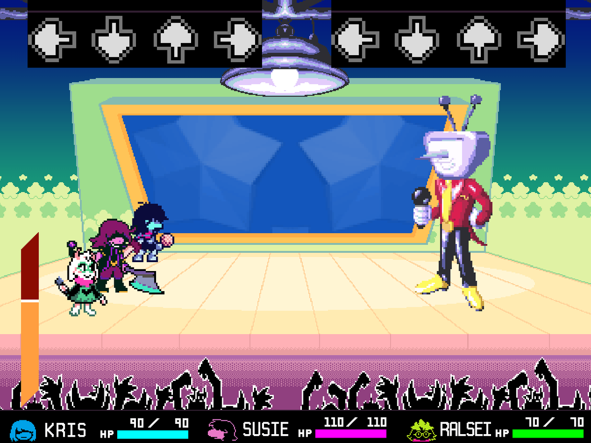 Wulsing's tweet photo. Its almost done trust 🙏🙏
[ #fridaynightfunkin #fnfmod #DELTARUNE ] https://t.co/uLehfyQkDZ