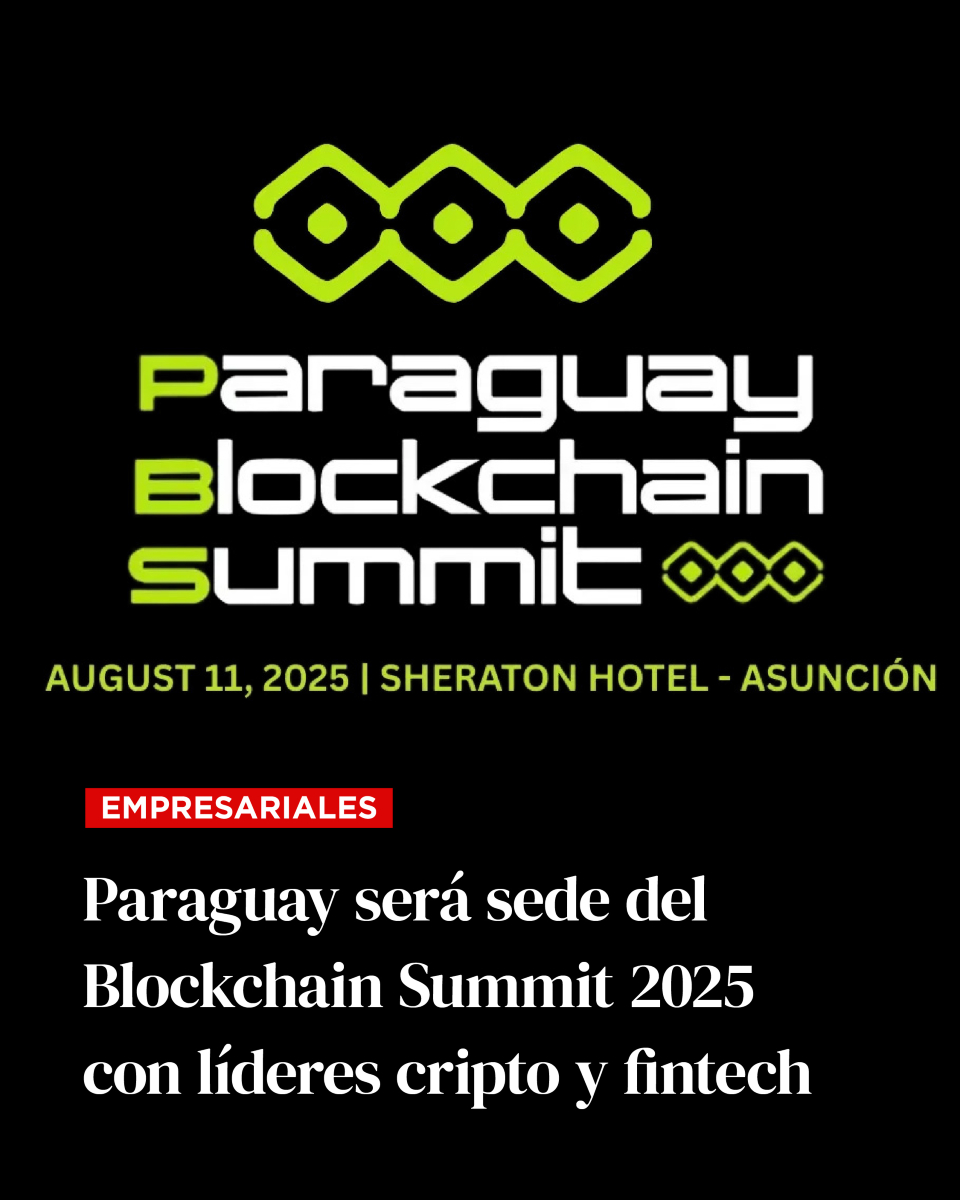 RevistaPLUSPY's tweet image. 📊 INNOVACIÓN FINANCIERA EN EL FOCO
🗓️ El próximo lunes 11 de agosto, el Paraguay Blockchain Summit 2025 reunirá a los principales referentes nacionales e internacionales del sector cripto, financiero y tecnológico, en un evento que se perfila como uno de los más relevantes de…