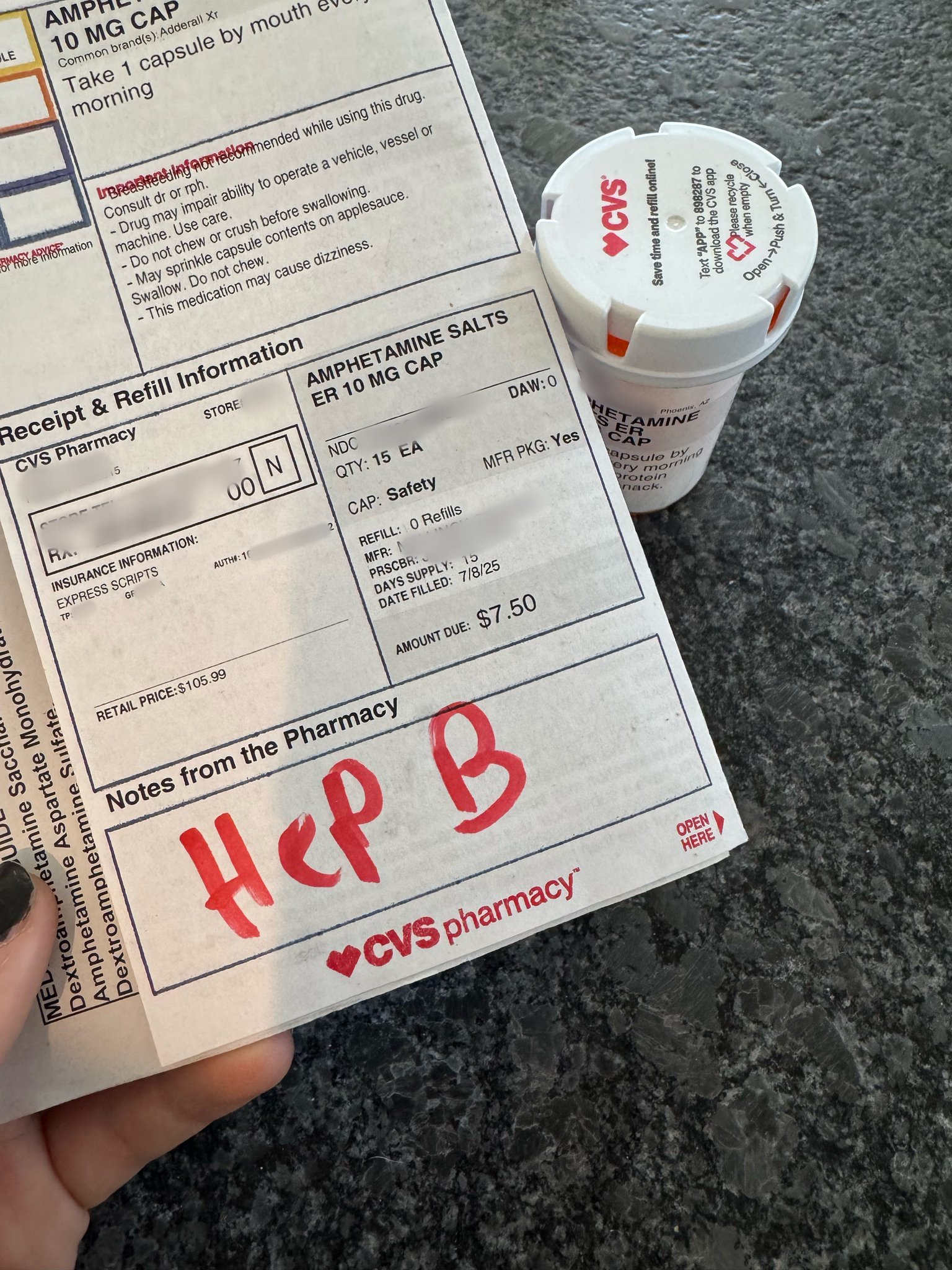 my partner picked up my meds and asked me "hey why does it say HEP B in big red letters" the pharmacy didnt answer the phone and we freaked the fuck out for an HOUR before they called back and said "oh we were just asking if u need a hep B vaccine" . ARE U OUT OF UR FUCKING MIND https://t.co/f9Ar1RpIab