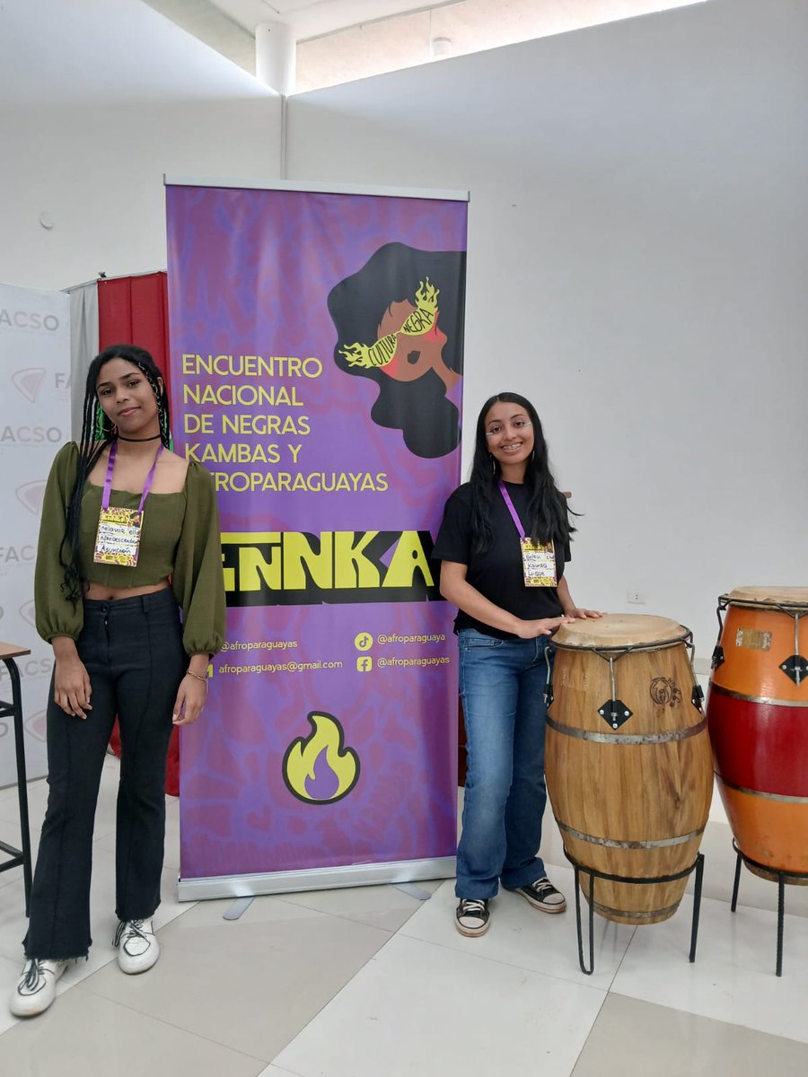 Pytyvohára presente en el ENNKA❤️‍🔥 Primer Encuentro Nacional de Negras, Kambas y Afroparaguayas. Qué emoción como juventudes ser parte de este evento histórico. ¡La lucha por nuestros derechos sexuales y derechos reproductivos también debe ser antirracista e intergeneracional!