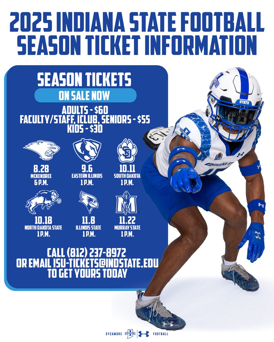 Season tickets are still ON SALE!!  

Get yours today, and don't miss out on the action at Memorial Stadium this season!  

tinyurl.com/8w7ymvdy 

#MarchOn | #LeaveNoDoubt