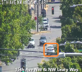 NW Realy Wayでの衝突11th Ave