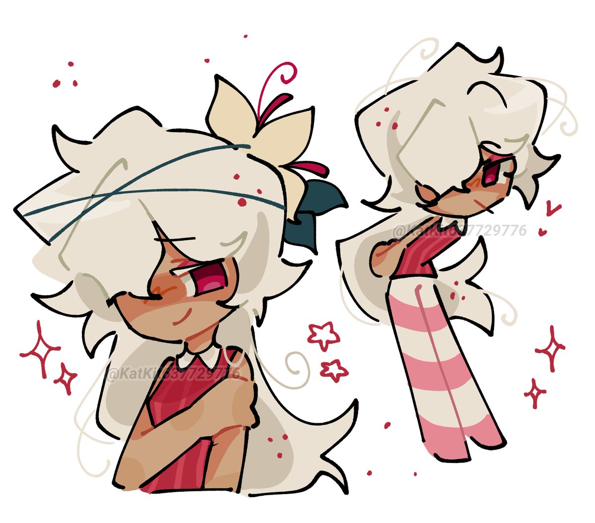 White lily cookie as Ginger from Dandy's world ig