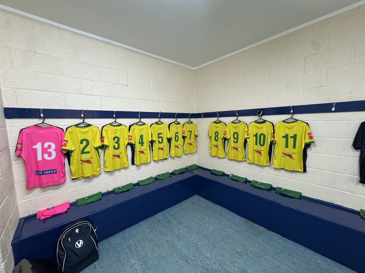 Kylo2503's tweet image. Match setup 

@Thatcham_TownFC (A) @BLFC1907 

@ComCoFL 👍 #Kitman #Back #Setup