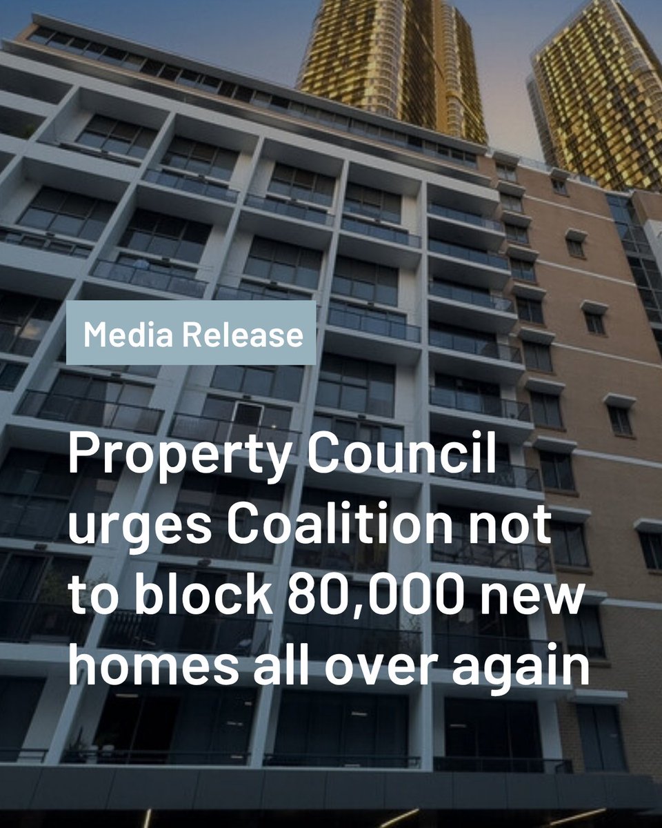 Property Council of Australia tweet media