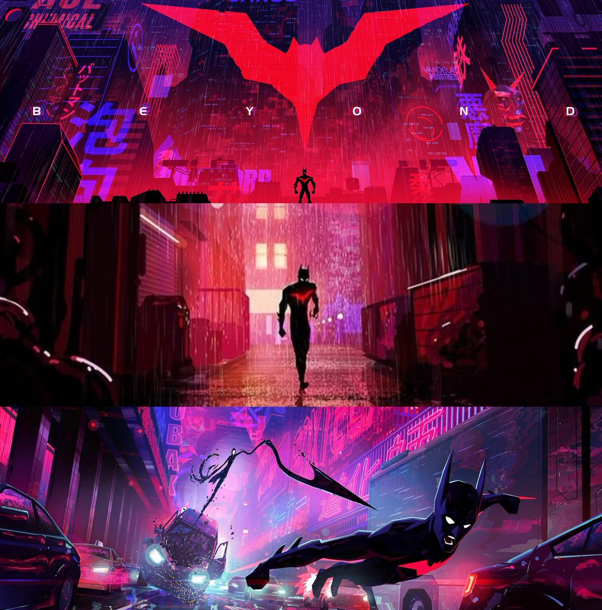 axel🦇 (@reevesbatverse) on Twitter photo Kindly asking, <a href="/JamesGunn/">James Gunn</a> to greenlight the Batman Beyond film that was pitched to WB by Patrick Harpin & Yukhi Demers,
They pitched an entire outline of the film along with concept art, their "no" slowly turned into a "maybe." Please make it happen James, this would be awesome. Kindly asking, <a href="/JamesGunn/">James Gunn</a> to greenlight the Batman Beyond film that was pitched to WB by Patrick Harpin & Yukhi Demers,
They pitched an entire outline of the film along with concept art, their "no" slowly turned into a "maybe." Please make it happen James, this would be awesome.