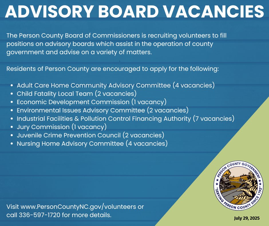 Person County, NC (@personcountync) on Twitter photo 