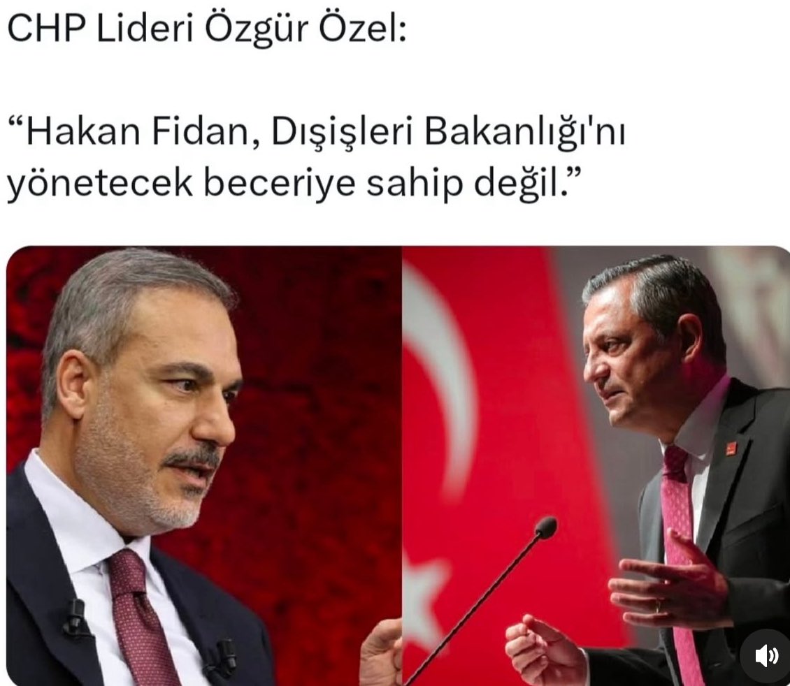 Sayın <a href="/eczozgurozel/">Özgür Özel</a> CHP Genel başkanlığındaki başarısızlıklarını bir kenara bırakıp, ülkenin cefakar ve vefakar bir kişiliğe sahip, ülkesi için çeşitli görevlerde başarılı sonuçlar almış ve şuan ki mevcut Dışişleri Bakanlığı görevinde de başarılı işlere imza atan  Dışişleri