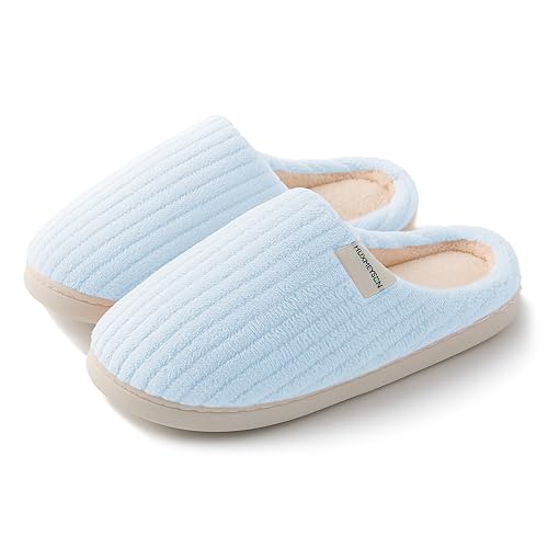I just received HUXMEYSON Slippers for Women, Warm Memory Foam Comfy House Slippers with Anti-Skid Rubber Sole for Indoor and Outdoor - 5-6 Women/3-4 Men - Blue from Rambo via Throne. Thank you! throne.com/goddessmaybaby #Wishlist #Throne