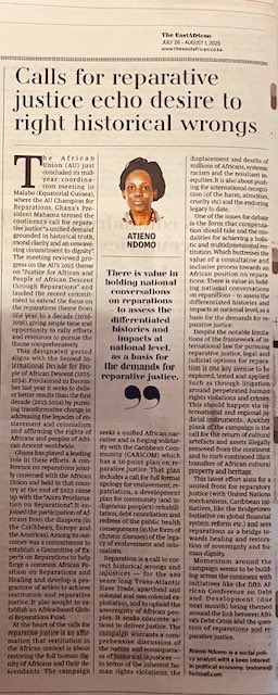 🔊🗣️There are clear inter linkages between present underdevelopment on the African continent and the historical injustices (of the transatlantic slave trade, apartheid, colonialism and neo-colonialism) - whose legacies endure to-date⤵️
theeastafrican.co.ke/tea/opinion/co…