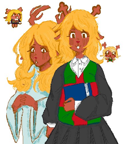 nepshika's tweet image. on the clock noelle posting
(#deltarune #undertale #noelleholiday #sheruneonmydeltatilliundertale)