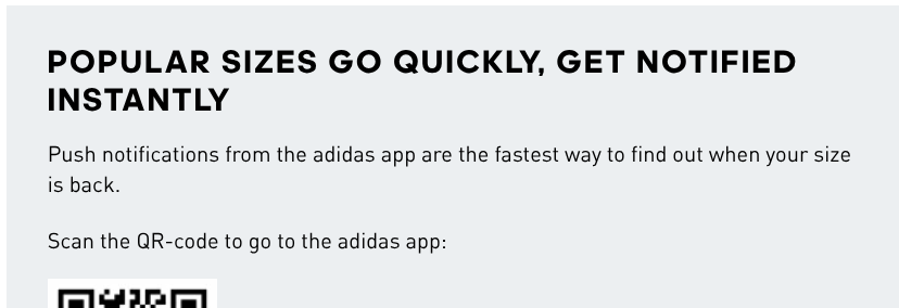 Hey <a href="/adidasUK/">adidas UK</a> , if they are popular, can't you just make some more?