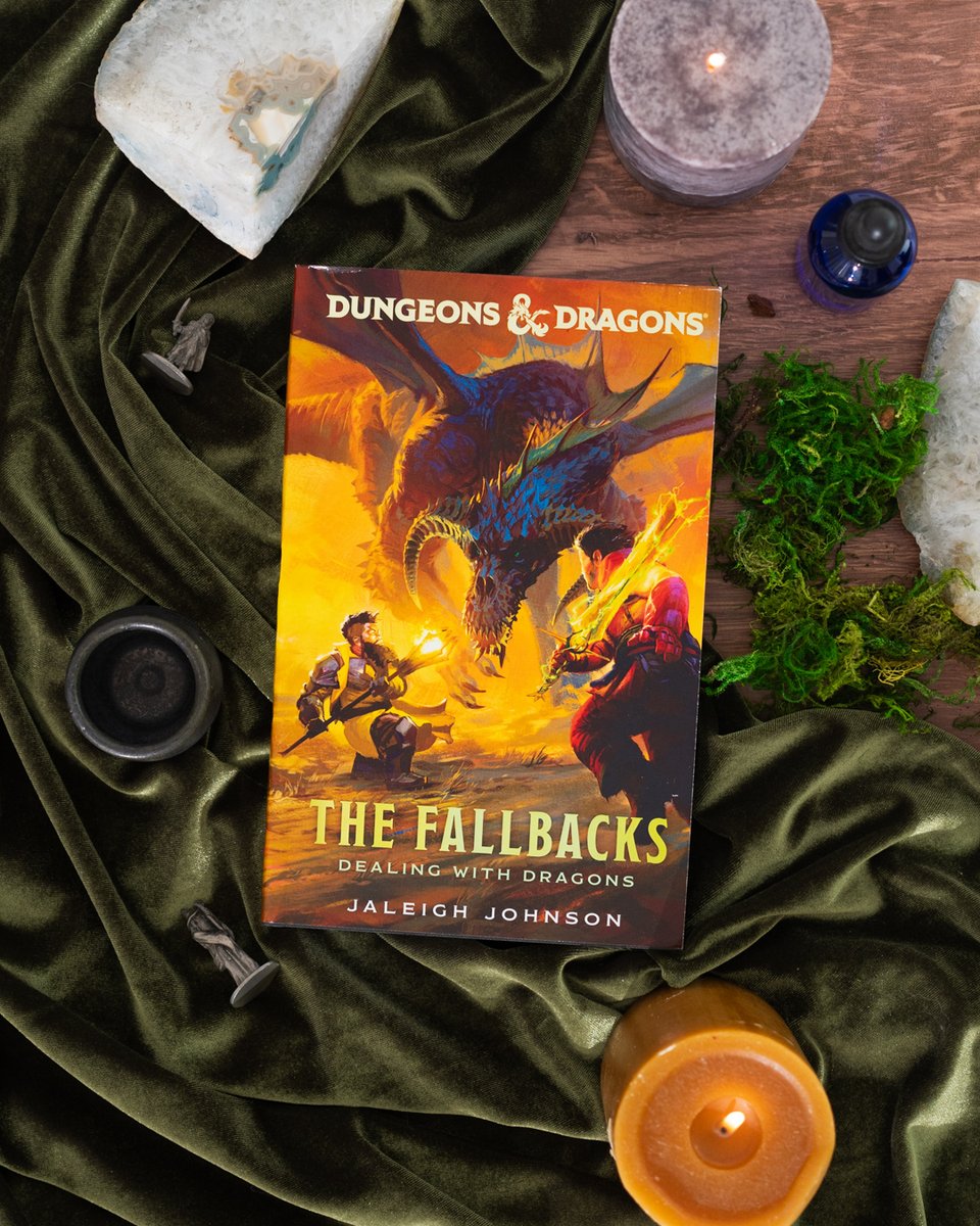 Del Rey Books (@delreybooks) on Twitter photo THE FALLBACKS: DEALING WITH DRAGONS is out now! 🎉 In this <a href="/Wizards_DnD/">Dungeons & Dragons</a> novel, the Fallbacks rush to balance the scales before a draconic foe reaps their cleric’s soul. Now available wherever books are sold. Learn more: penguinrandomhouse.com/books/721109/ THE FALLBACKS: DEALING WITH DRAGONS is out now! 🎉 In this <a href="/Wizards_DnD/">Dungeons & Dragons</a> novel, the Fallbacks rush to balance the scales before a draconic foe reaps their cleric’s soul. Now available wherever books are sold. Learn more: penguinrandomhouse.com/books/721109/