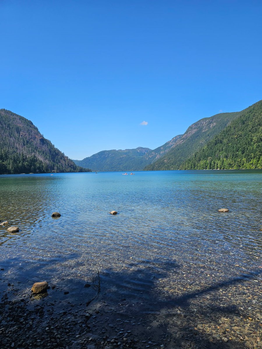 How many of you can name this beautiful lake? Hint: it's slightly less than an hour drive from Nanaimo!