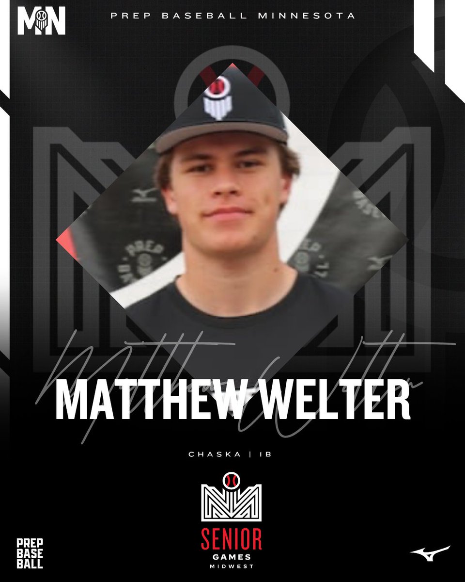 𝐓𝐄𝐀𝐌 𝐌𝐈𝐍𝐍𝐄𝐒𝐎𝐓𝐀 +𝟏 ✅

𝙈𝘼𝙏𝙏𝙃𝙀𝙒 𝙒𝙀𝙇𝙏𝙀𝙍 ('26, 1B, Chaska) is set to represent Minnesota at the 2025 Super Senior Games in KC.

👤: loom.ly/PecRbyk | <a href="/Matthew_Welter7/">Matthew</a>