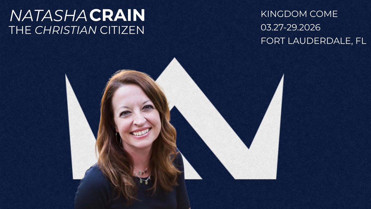 We’re so excited to welcome Natasha Crain to Kingdom Come 2026! Get ready for an incredible weekend as we explore what it means to live faithfully as Christian citizens. @natasha_crain

Tickets here:
institutefc.org/kcc/