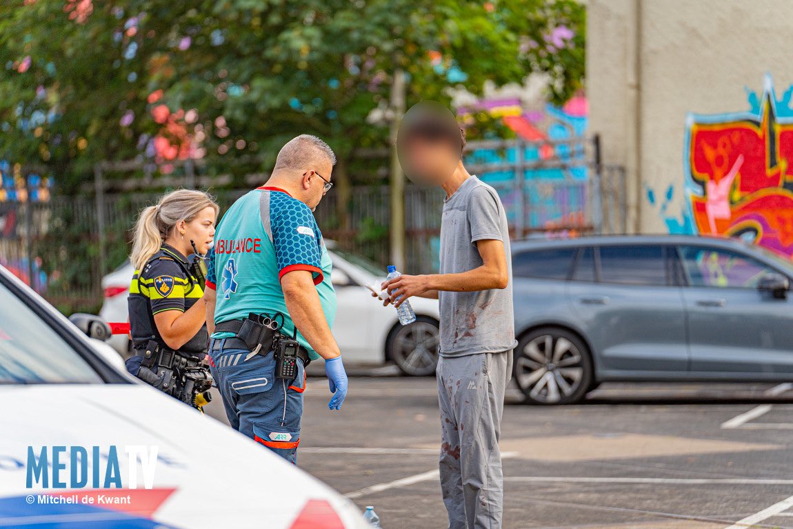 Ruzie op parkeerplaats van padelclub in Rotterdam