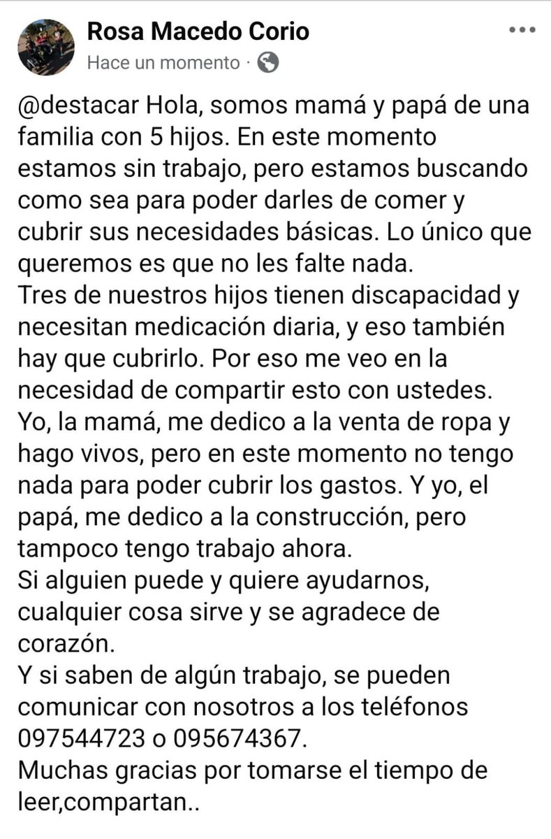 Ellos son nuestros padres, por favor ayúdenme a compartir gracias <a href="/PyD1891/">SIEMPRE A TU LADO</a> <a href="/_MundoCarbonero/">MUNDO CARBONERO➡3🏆🏆🏆◀5🏆🏆🏆🏆🏆➡54⭐➡3 Super🏆</a> <a href="/santisan12/">Santi Sánchez</a> <a href="/EvaristoXXI/">Evaristo González</a> <a href="/AloPenarolRadio/">Fútbol a lo Peñarol</a> <a href="/OficialCAP/">PEÑAROL</a> <a href="/rodri_perez/">Rodrigo Pérez</a>