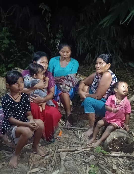 She didn’t cry. She couldn’t.
In her silence, she held her baby tighter—like love alone could shield them from what was coming.

Last known image of the Jiribam family—before they were abducted and executed. 
A mother, stripped of safety.
A nation, stripped of shame.