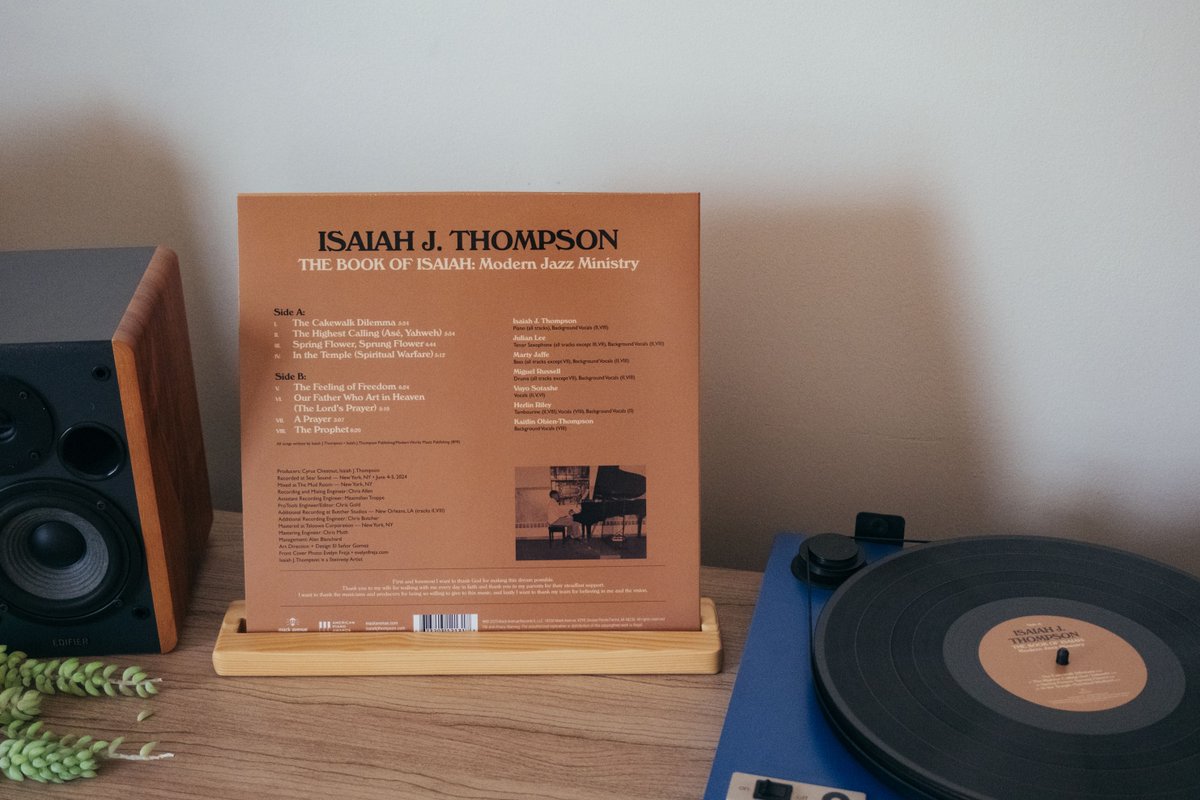 Start your day with purpose. Isaiah J. Thompson’s The Book of Isaiah: Modern Jazz Ministry is a bold, spiritual blend of jazz, faith, and truth. Stream it now or grab the album today at lnk.to/book-of-isaiah