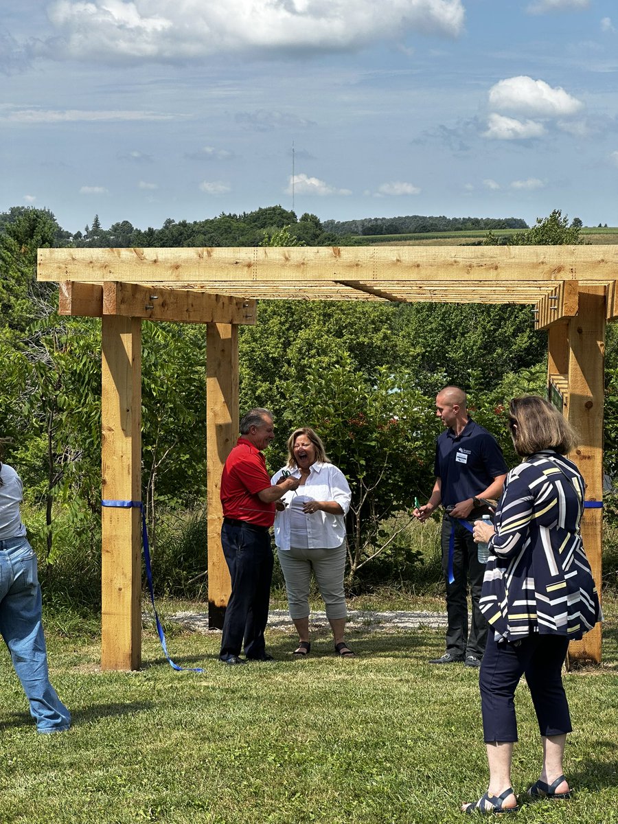 Steven_Travale's tweet photo. Congratulations to @saugeenca on 75 years of environmental stewardship in our watershed and on the official opening of the new Formosa conservation area for all to enjoy!

SVCA was founded by Walkerton’s Irwin “Lobie” Lobsinger in 1950 when he brought area townships together. https://t.co/x96aTXYMR2