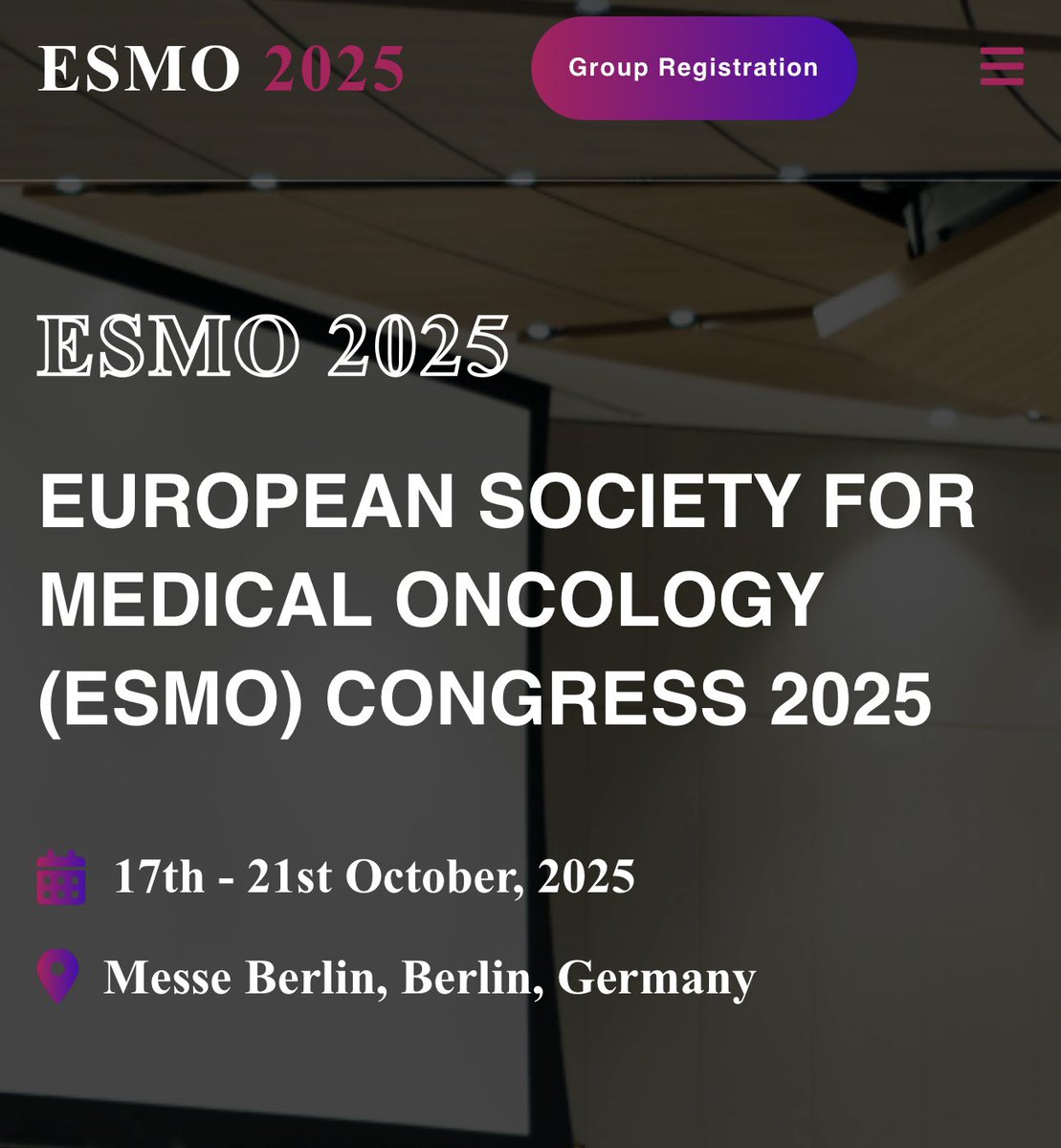 Entre el 17 y el 21 de octubre en Alemania, se realizará el Congreso de la Sociedad Europea de Oncología Médica (ESMO) 2025.

Ya hay médicos uruguayos a quienes se le ha dicho que NO podrán viajar.

Más consecuencias de la soberbia y la arrogancia del Canciller <a href="/MinLubetkinUy/">Mario Lubetkin</a>!