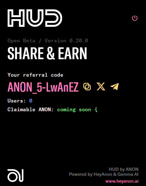 I gotta get one HUD referral today
My code: ANON_5-LwAnEZ