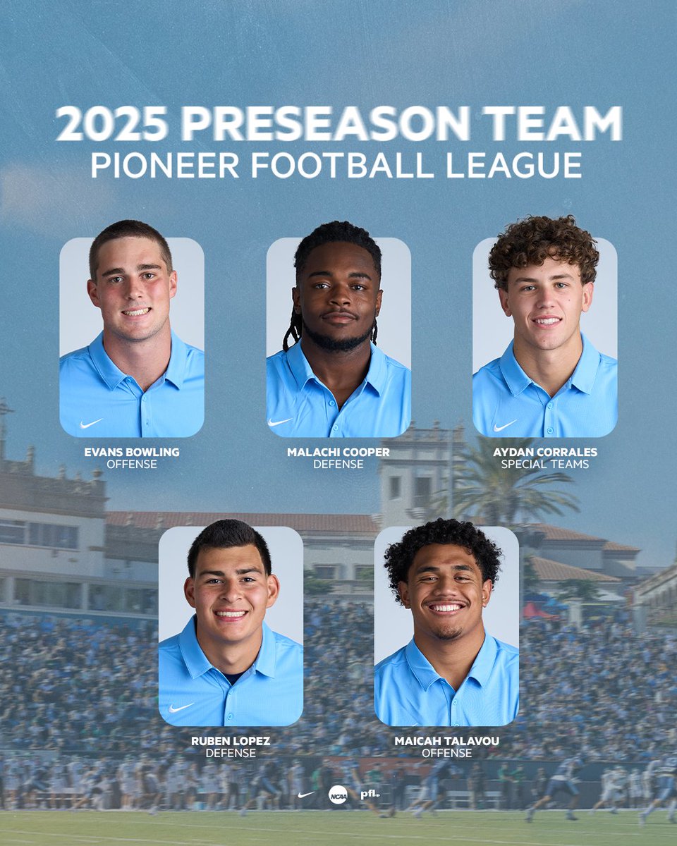 Ready to lead the way.

<a href="/PFLNews/">Pioneer Football</a> x #GoToreros