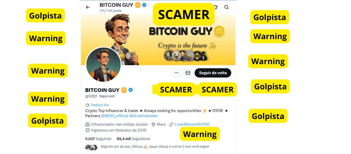 Ajudem a denunciar esse perfil