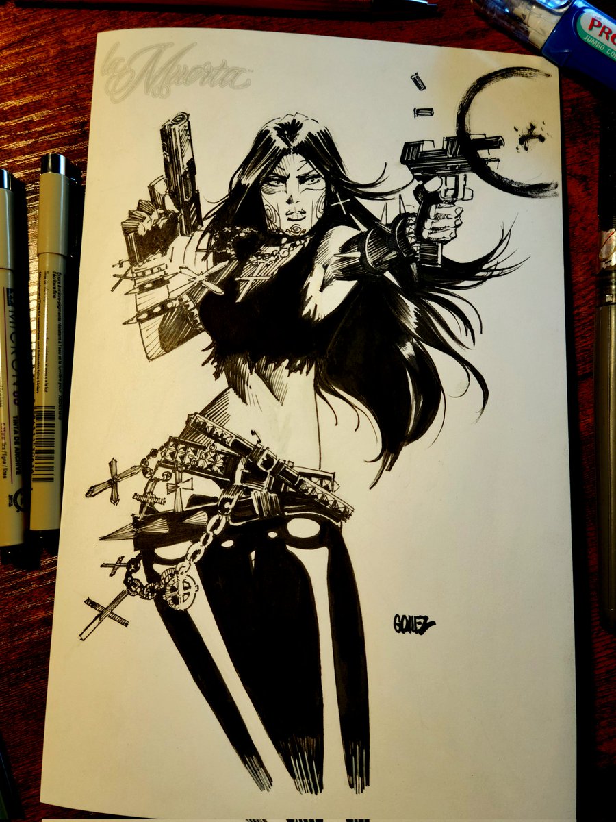Double Tap

Sketchcover of La Muerta from <a href="/thecoffincomics/">COFFIN COMICS</a>