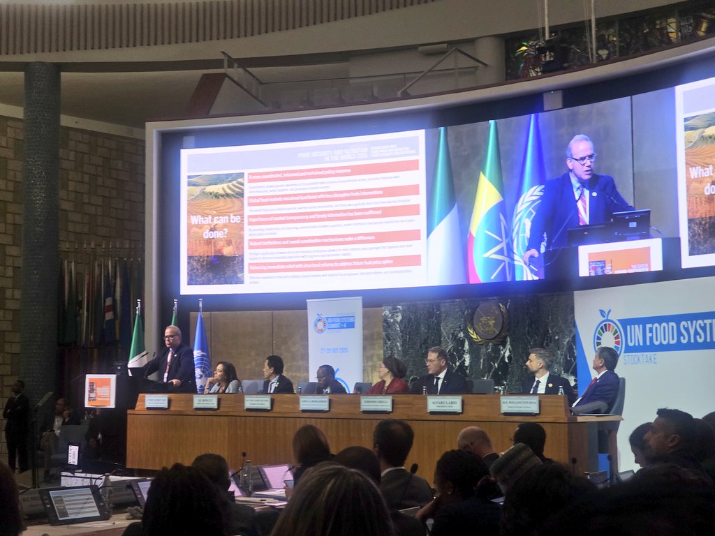 FAO Eastern Africa (@faoeastafrica) on Twitter photo The #UNFSS2025 concluded in Addis Ababa 🇪🇹, with a strong call to accelerate #foodsystemstransformation.
<a href="/FAO/">Food and Agriculture Organization</a> staff, alongside partners, actively engaged in a wide range of dialogues, sessions, and activities. #4Betters
<a href="/ZimudziFarayi/">Farayi Zimudzi</a>
<a href="/FAOAfricaADG/">FAOAfricaADG</a>
<a href="/FoodSystems/">UN Food Systems Coordination Hub</a>
<a href="/UNEthiopia/">UN Ethiopia</a> The #UNFSS2025 concluded in Addis Ababa 🇪🇹, with a strong call to accelerate #foodsystemstransformation.
<a href="/FAO/">Food and Agriculture Organization</a> staff, alongside partners, actively engaged in a wide range of dialogues, sessions, and activities. #4Betters
<a href="/ZimudziFarayi/">Farayi Zimudzi</a>
<a href="/FAOAfricaADG/">FAOAfricaADG</a>
<a href="/FoodSystems/">UN Food Systems Coordination Hub</a>
<a href="/UNEthiopia/">UN Ethiopia</a>