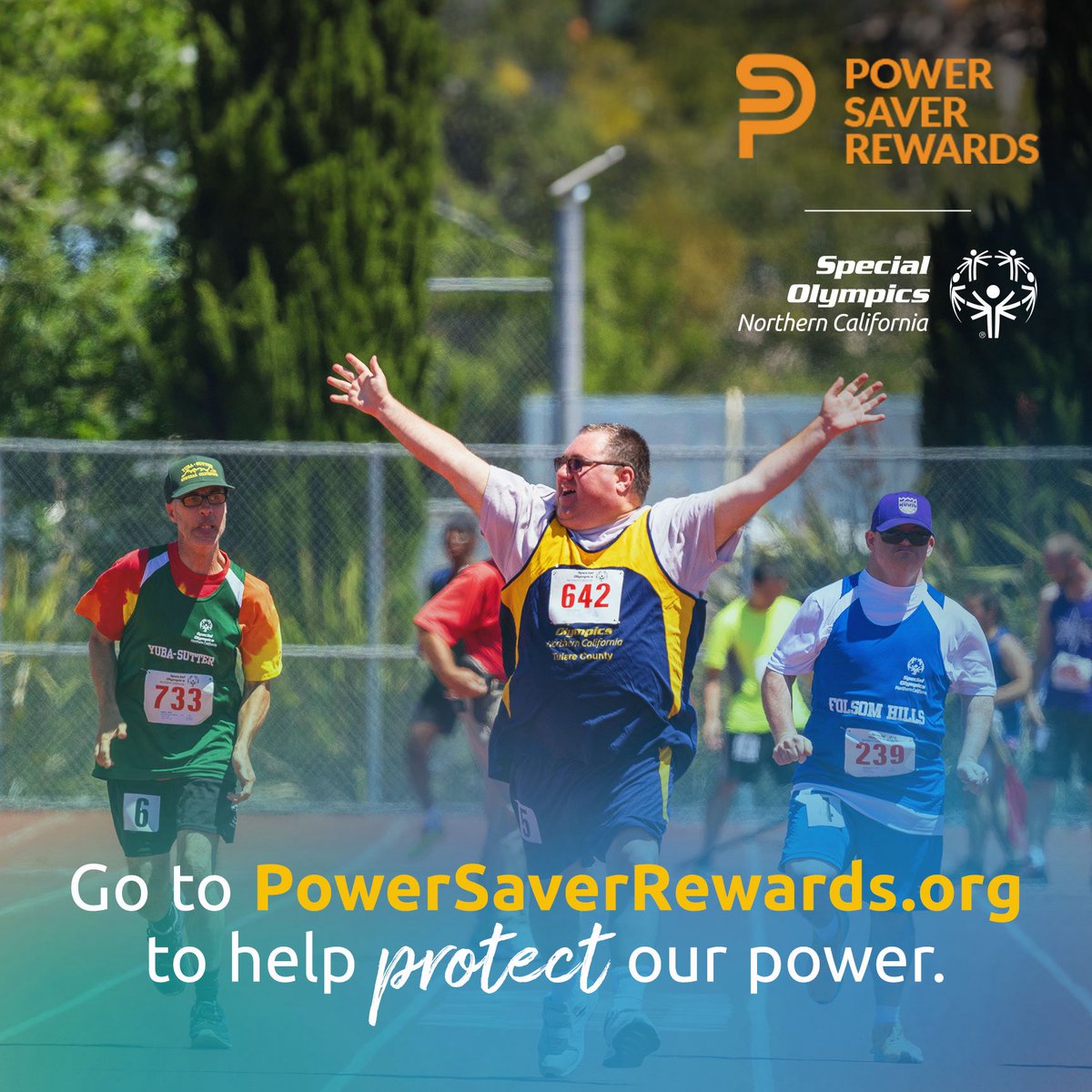 We’re partnering with Power Saver Rewards to support our athletes &amp; the NorCal community!
 
When you sign up at PowerSaverRewards.org and reduce energy use during a Flex Alert, you can earn a credit on your utility bill and keep California powered up. Now that’s cool! 😎
