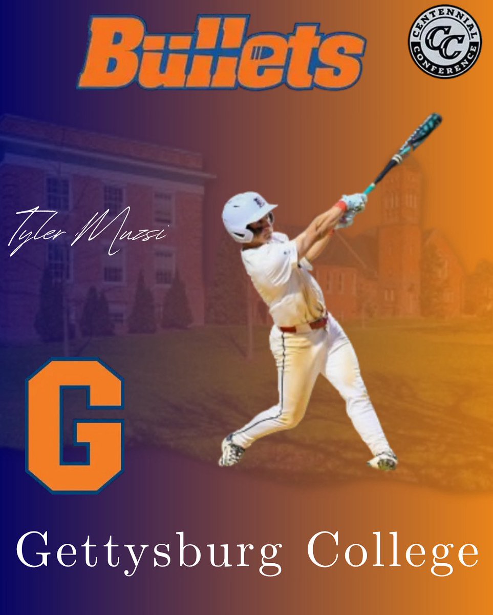 Tyler Muzsi (@tyler11muzsi) on Twitter photo I am excited to announce my commitment to play baseball at Gettysburg College. Thank you to everyone who has helped throughout the process.
<a href="/SoxHype/">Jeff Burton</a> <a href="/YoungGunsBB/">Young Guns Baseball</a> <a href="/cbebaseball/">CB East Baseball</a> I am excited to announce my commitment to play baseball at Gettysburg College. Thank you to everyone who has helped throughout the process.
<a href="/SoxHype/">Jeff Burton</a> <a href="/YoungGunsBB/">Young Guns Baseball</a> <a href="/cbebaseball/">CB East Baseball</a>