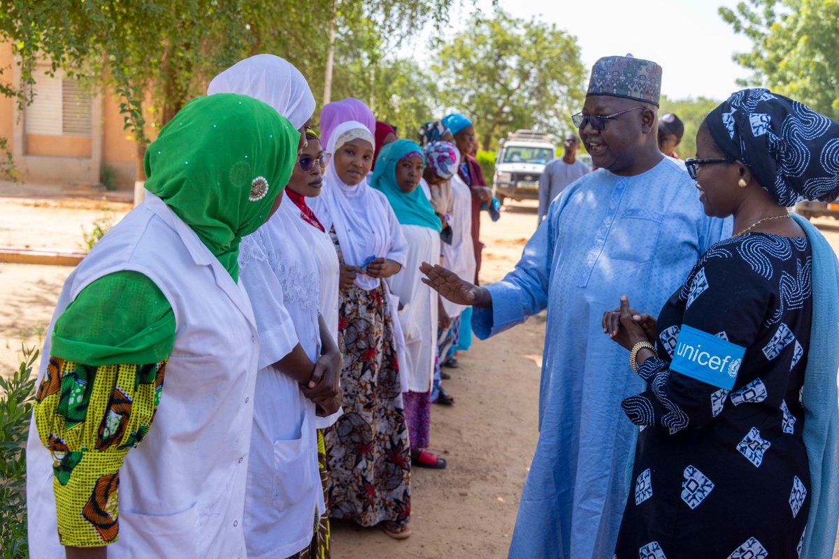 2e jour à #Zinder : À #Miriah, j’ai rencontré des femmes produisant des farines améliorées pour enfants. Leur initiative montre qu’on peut allier nutrition locale &amp; création de valeur. Visite aussi à l’hôpital de district, où une équipe dévouée sauve des vies mères-enfants.