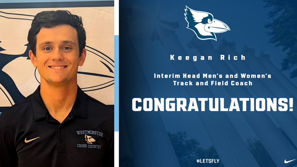 The Westminster College Department of Intercollegiate Athletics has named Keegan Rich as the Interim Head Men's and Women's Track and Field Coach. 

Congratulations Keegan! 

wcbluejays.wcmo.edu/news/2025/7/29…