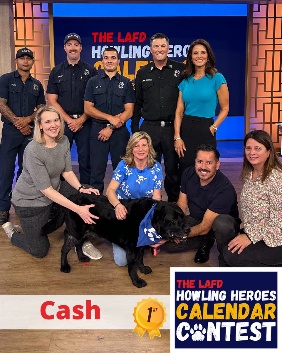 The 2025 Howling Heroes contest winner is Cash!🐶🎉