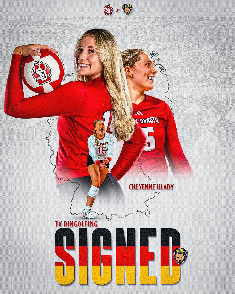 Vermillion → Dingolfing

Congrats to Cheyenne Hlady on signing her first pro contract with TV Dingolfing in Dingolfing, Germany!

#GoYotes x #WeAreSouthDakota