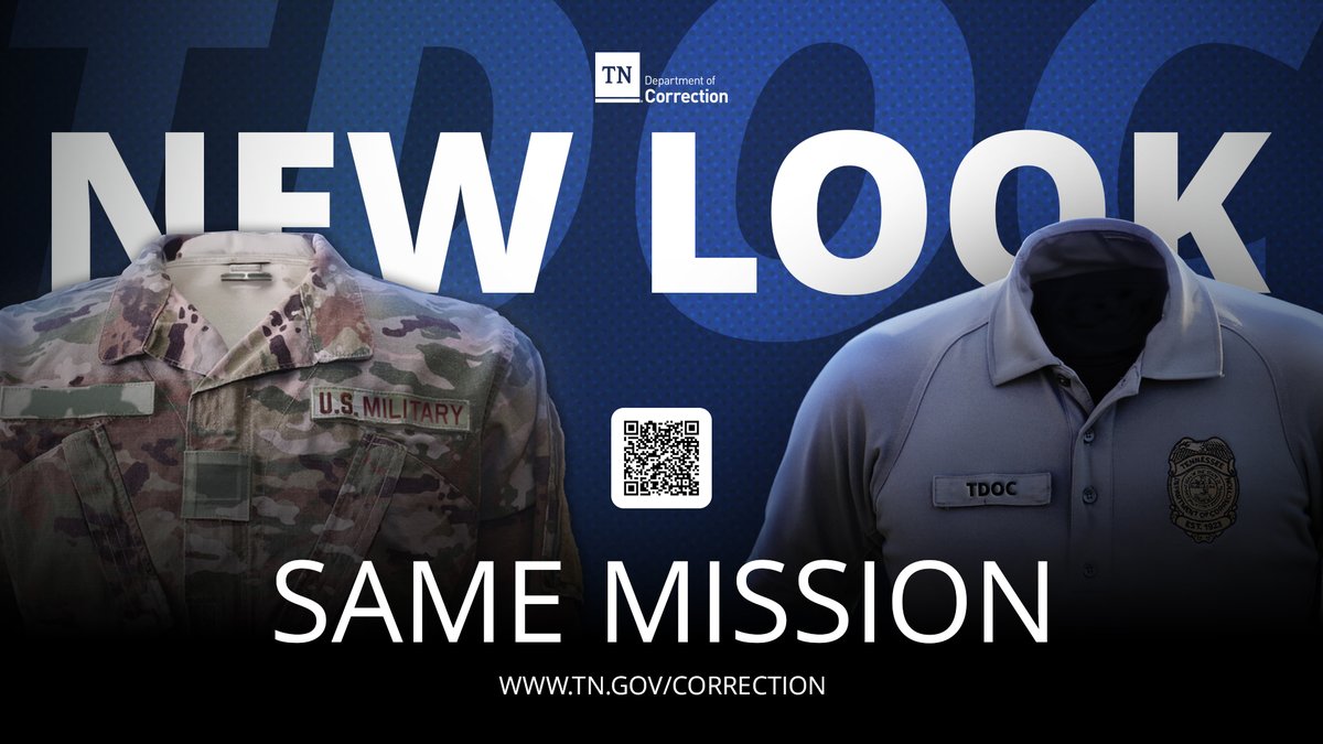 Veterans who work for TDOC find the skills &amp; experience gained while serving translate well to corrections:
✅Mission-driven
✅Structured environment
✅Team mentality
✅Duty to keep others safe
💡Integrity, dedication, leadership, adaptability
➡️Apply at tn.gov/correction