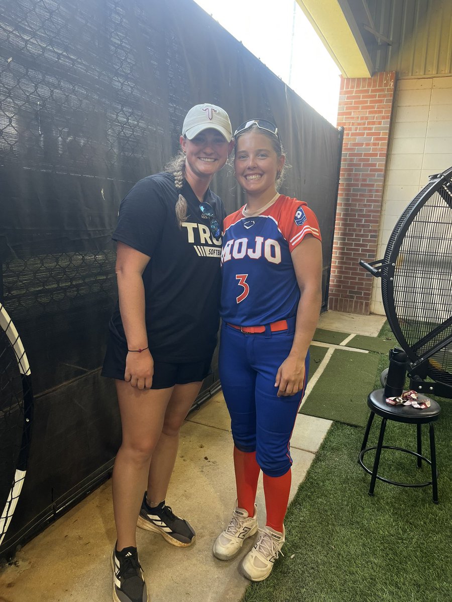 Blessed to have the opportunity to come out and join <a href="/TroyTrojansSB/">Troy Softball</a>. I hope to be back. I enjoyed my time. Thank you <a href="/e_newellcoach/">Eric Newell</a> <a href="/NateTompkins/">Coach Nate</a> and <a href="/MackPuck01/">Mackenzie Puckett</a> for hosting a great camp. Thank you for the feedback.
#faith #family #fun #facilities #future <a href="/MojoPardue/">Mojo Pardue</a>