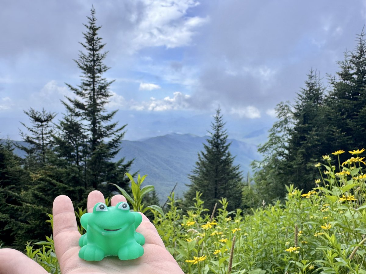 Mrs. Spotts and Skyhopper visited the Smoky Mountains.