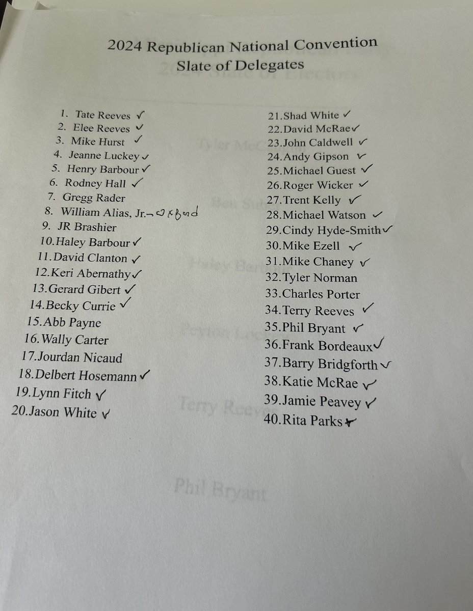 Some of you may have received a mailer or seen an ad from my opponent claiming to be a “TRUMP DELEGATE.” Let me be clear, that is a lie. We have the official list. And he was not on it. 

This is not some small exaggeration. This is a calculated lie meant to fool Republican