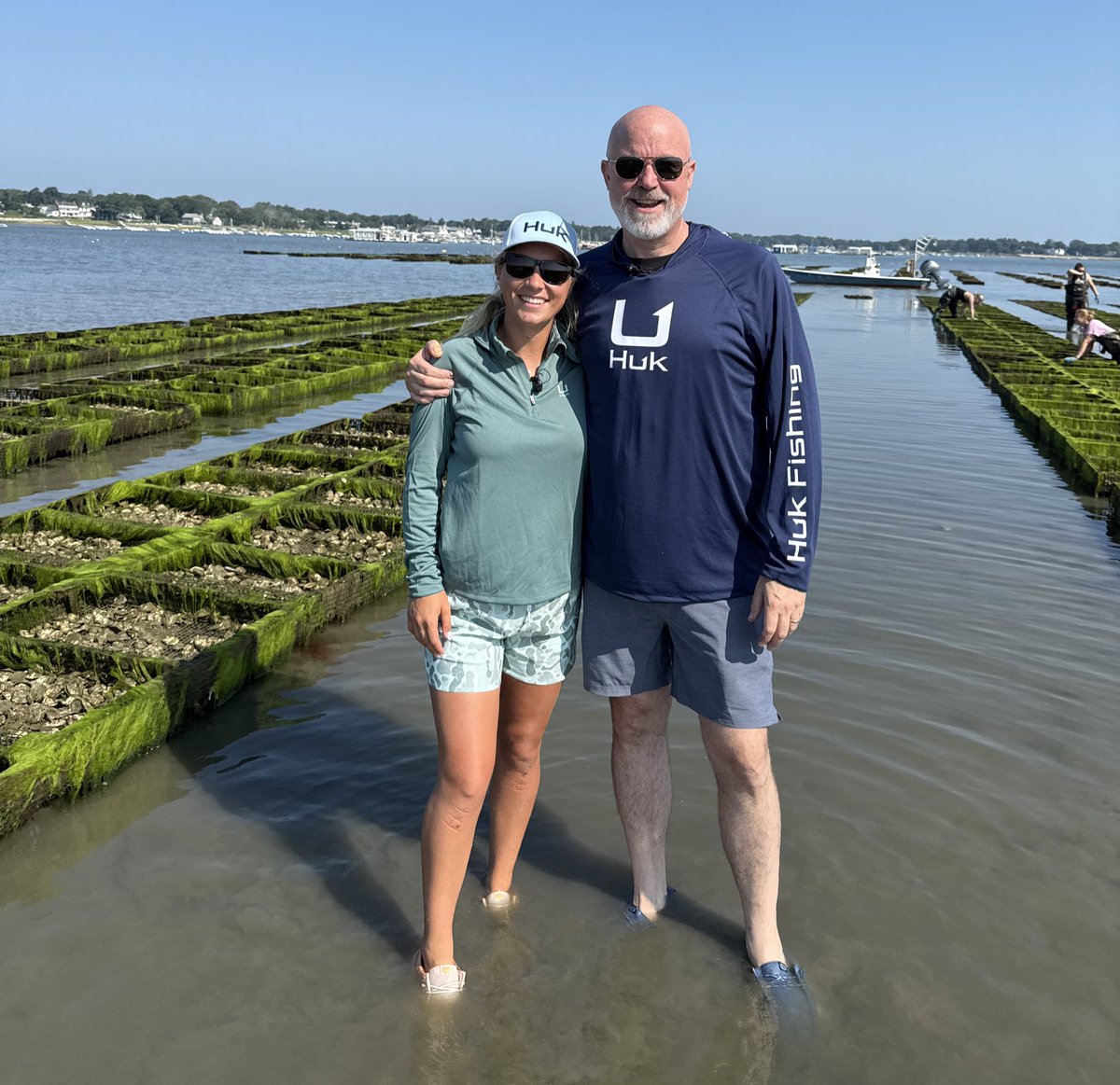 Sydnie Wells (@sydniewells) on Twitter photo Today <a href="/LargeBarstool/">Large</a> & I became oyster farmers 🦪 Today <a href="/LargeBarstool/">Large</a> & I became oyster farmers 🦪