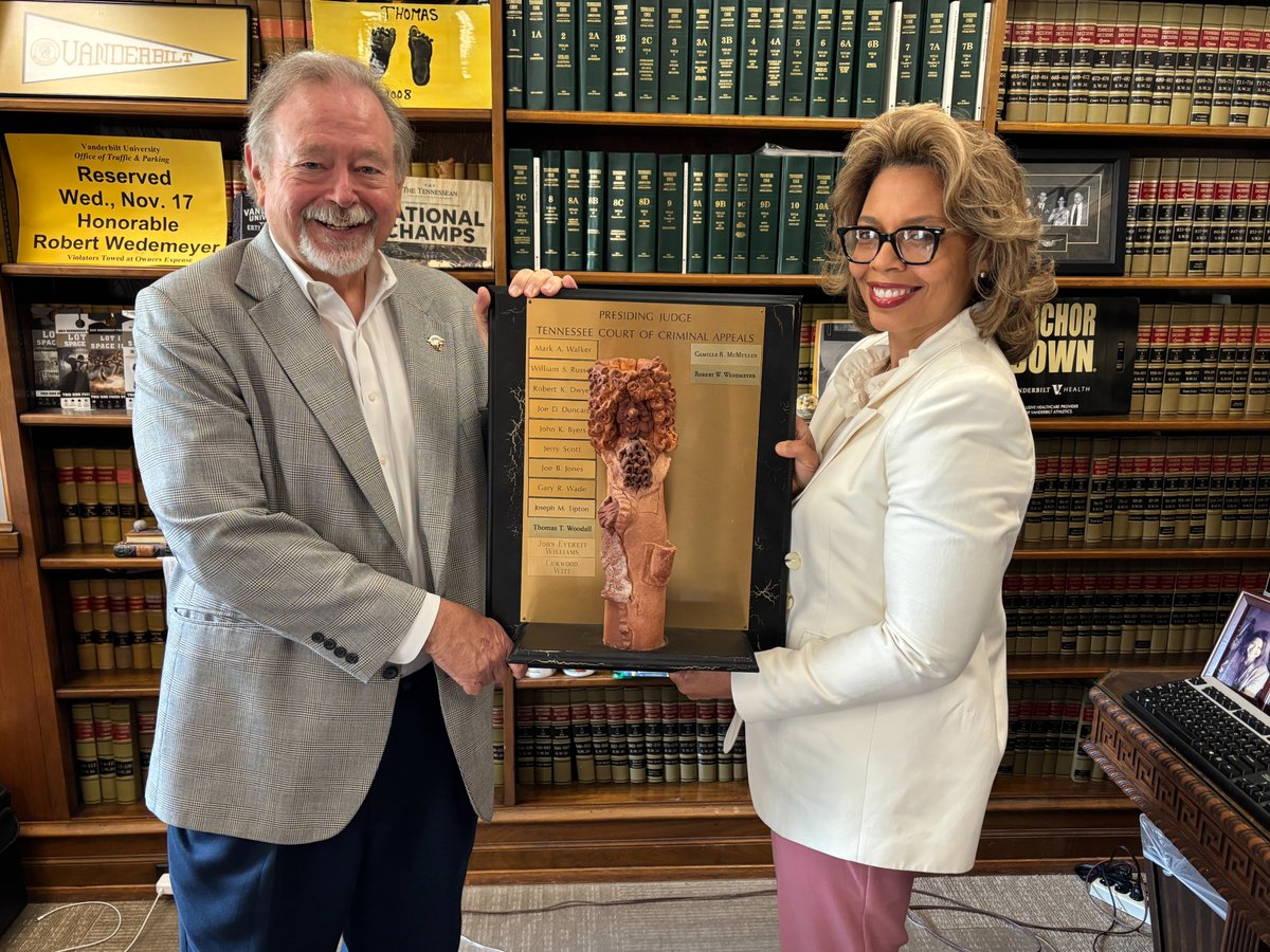 Judge Robert Wedemeyer Elected Court of Criminal Appeals Presiding Judge
tncourts.gov/press/2025/07/…