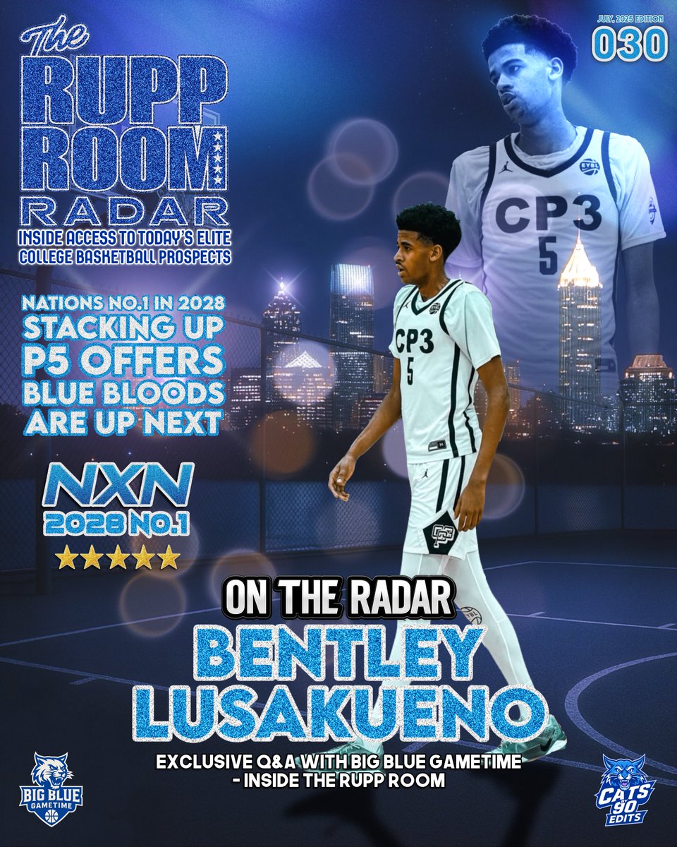 BigBlueDylan's tweet photo. RECRUIT INTERVIEW: Bentley Lusakueno.
(Vol.032) (Vol.030 RR) @BentleyLus28 

The #1 Player in the 2028 Class joins us for an interview! 

5⭐️F has early offers from Auburn, Miami, Georgia, Missouri, Kansas State+More!

Super grateful to his parents for the opportunity, Thank You Mr+Mrs Lusakueno! 

Thanks for your time Bentley!