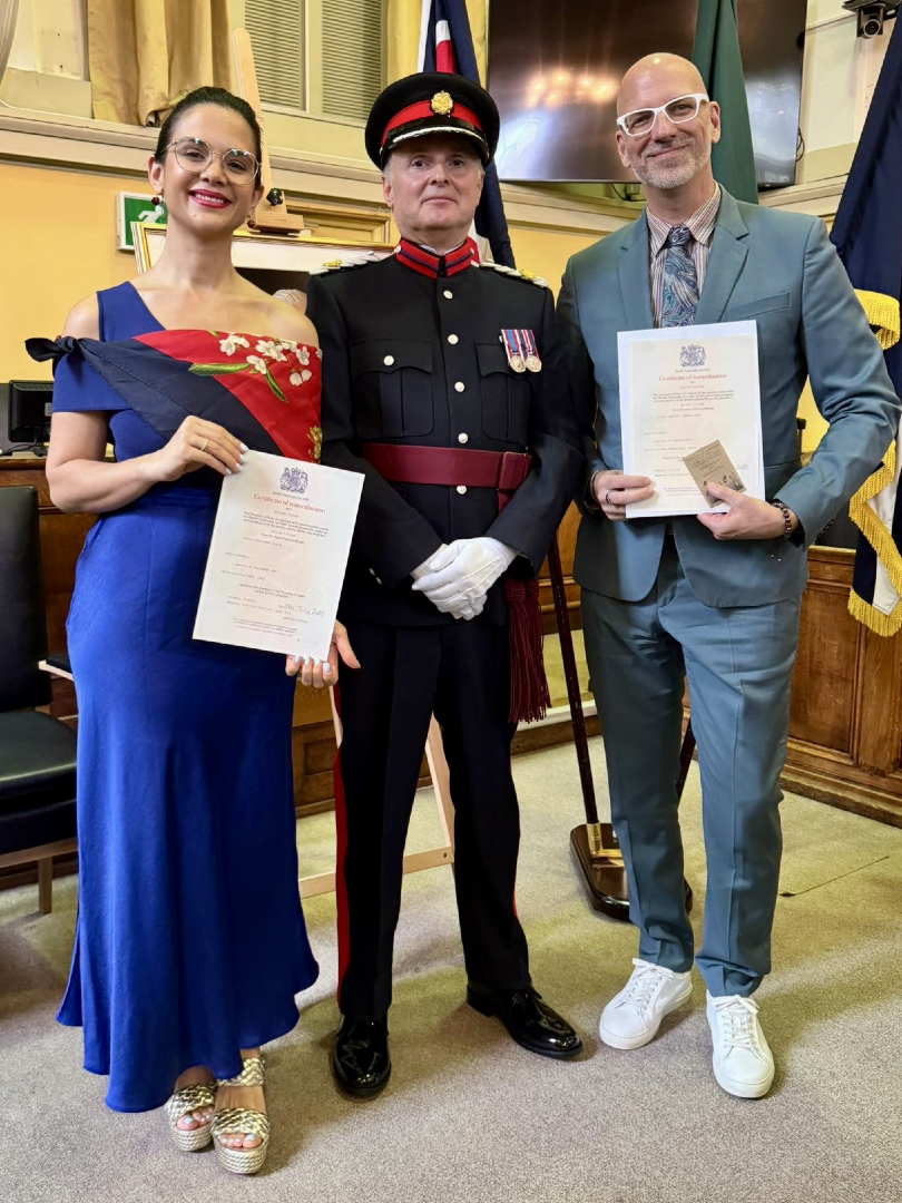 Officially British! #worldcitizen