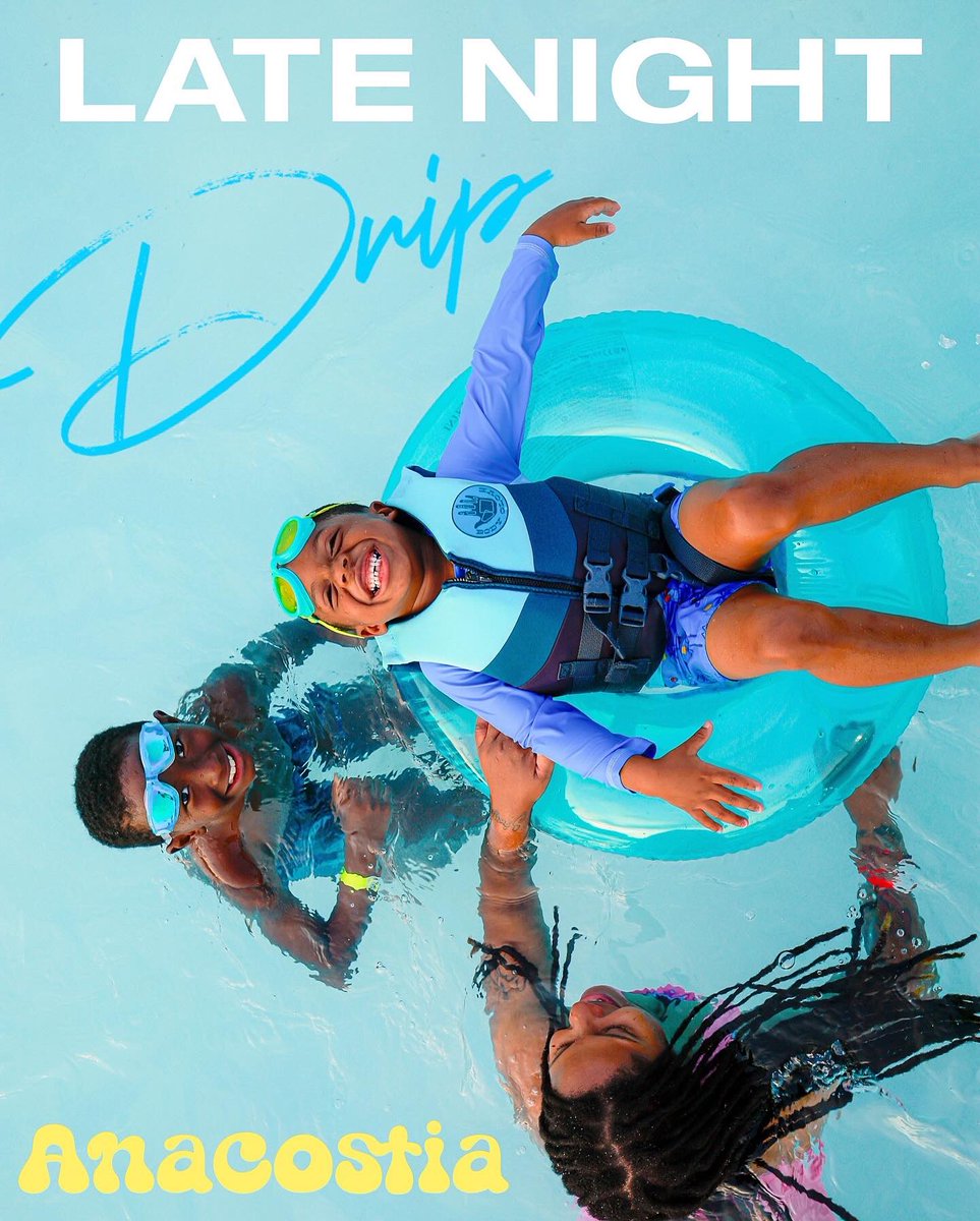 DCDPR's tweet photo. ๐ RECAP: #LateNightDrip at Anacostia Pool was SPLASH-TASTIC!
Kayaking under the stars
โ
Poolside DJ sets
โ
500+ splashing, laughing, living!
๐ง More #LateNightDrip coming!
#DPREvents #WePlayTooMuch https://t.co/BTTuvSribZ