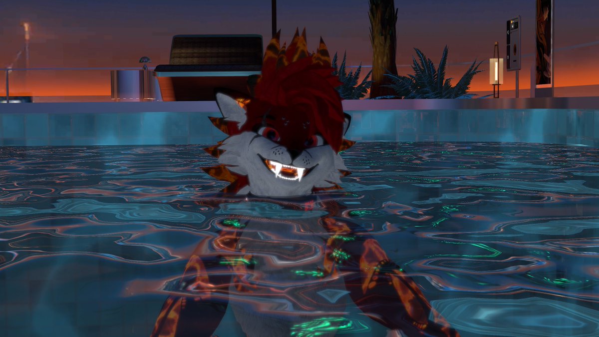 Even magma demon can chill in swiming pool, how ?
Don't ask it's magic